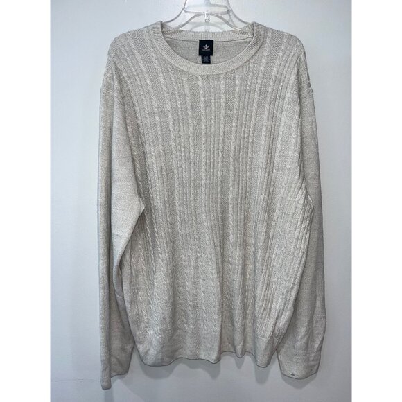 Dockers Mens Size XL Beige Cable Knit Sweater‎ - Picture 1 of 8